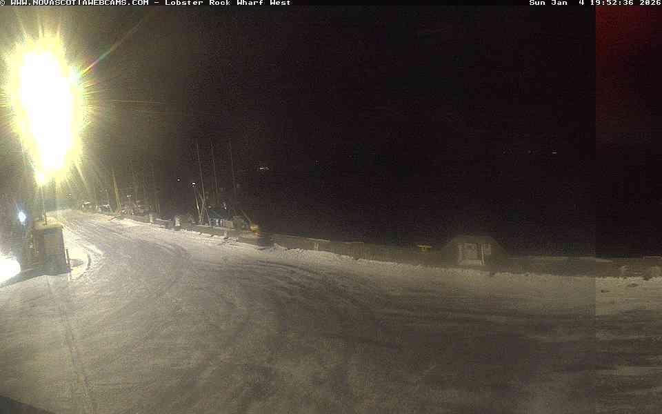 Nova Scotia cams Lobster Rock Wharf West Port of Yarmouth